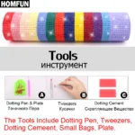 HOMFUN Full Square/Round Drill 5D DIY Diamond Painting "River tree landscape" Embroidery Cross Stitch 3D Home Decor Gift A16879 - Image 5