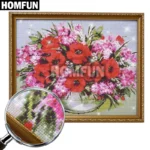 HOMFUN Full Square/Round Drill 5D DIY Diamond Painting "River tree landscape" Embroidery Cross Stitch 3D Home Decor Gift A16879 - Image 3