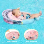 Mambobaby Float No-Slip Safe Harness ST-Cup Cake B503-150-W-Z Safe Core No Inflation No Leaks Baby Swim Ring Toddler Pool Float - Image 3
