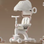 Multifunctional Stroller,Children's Scooter Lightweight Outdoor Children's Car Children's Walker New Style Baby Stroller - Image 3