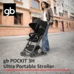 gb Pockit 3H baby Steoller (Includes Free Armrest), All-Terrain, Lightweight Stroller, Travel-Friendly