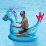 Inflatable Pool Float for Kids Adults Ride on Dinosaur Dragon Splash Pool Raft Summer Swimming Floating Row Beach Party Toys - Image 2