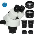 3.5X-180X Simul-Focal Trinocular Microscope Zoom Stereo Microscope Head 0.5X 2.0X Auxiliary Lens for Industrial Video Microscope - Image 2