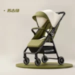 High-view Baby Stroller Foldable, One-touch Storage Two-way Sitting and Lying Function, Convenient for Children To Stroll