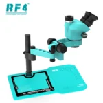 RF47050PRO-FO19 Multi-Functional Silicone Built-in Metal Microscope Base, Mobile Phone Repair Triocular Stereo Microscope 6 Zoom - Image 4