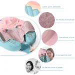 Mambobaby Float No-Slip Safe Harness ST-Cup Cake B503-150-W-Z Safe Core No Inflation No Leaks Baby Swim Ring Toddler Pool Float - Image 4