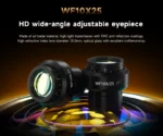 MECHANIC ROBOT 7060T 7X-60X Zoom Microscope WF10X25 Wide Angle Eyepiece CCD 0.45X Adapter Dust-proof Lens Adjustable Metal Base - Image 2