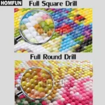 HOMFUN Full Square/Round Drill 5D DIY Diamond Painting "Colored flowers" Embroidery Cross Stitch 5D Home Decor Gift A04078 - Image 2