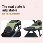 New Portable Baby Stroller 2-in-1 Baby Stroller, Lightweight and Foldable Outdoor Shock-absorbing Baby Stroller - Image 3