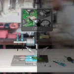 Andonstar 2025 Digital Microscope Aluminium Plus Stand Upgraded Boom Arm Stand with metal clip For AD246S-M AD407Pro AD409Pro - Image 5