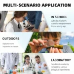 Monocular Microscope 40X‑2500X HD Inspection Laboratory Optical Microscope Tool Set For Schools & Home & Scientific Research - Image 4