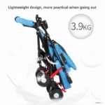 Portable Stroller Can Sit, Lie Down, Foldable Simple Children's Stroller Top 5 Freebies - Image 4
