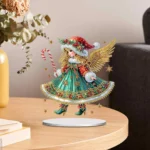 Special Shape Angel Girl Diamond Art Kit for Creative Tabletop Decorations DIY Paint Your Own Home Ornaments - Image 5