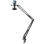 48MP 4K 1080P HDMI USB Industrial Digital Microscope Camera with C-Mount Lens 130X Zoom Cantilever Stand for Repair Soldering - Image 2