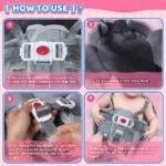 Swim Float with UV Protection Sunshade Infant Pool Float Add Tail for 324 Months - Image 6